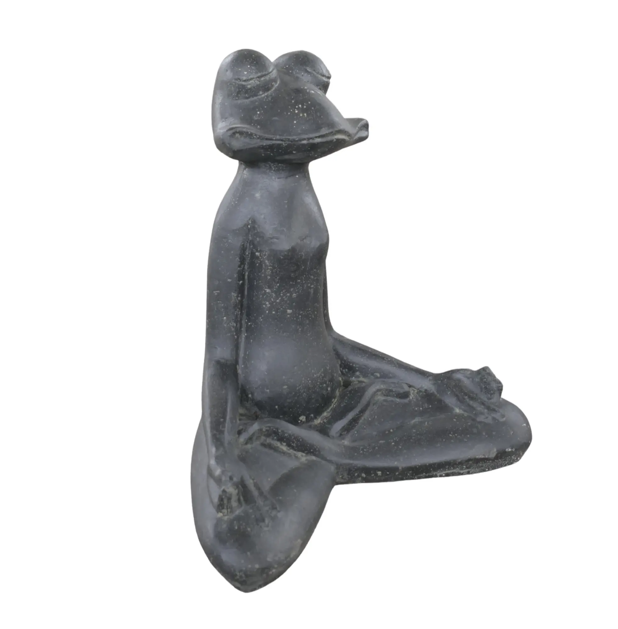  Product image 2 of the product “meditation frog, 53 cm high, antique finish ”